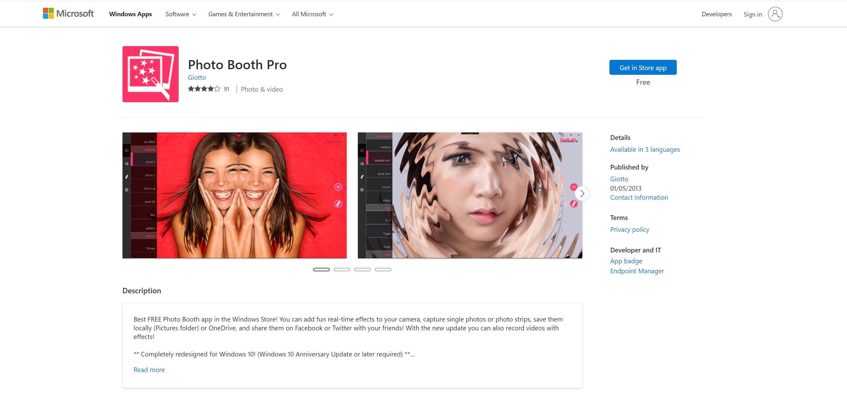 Photo booth pro for Windows best photo booth app